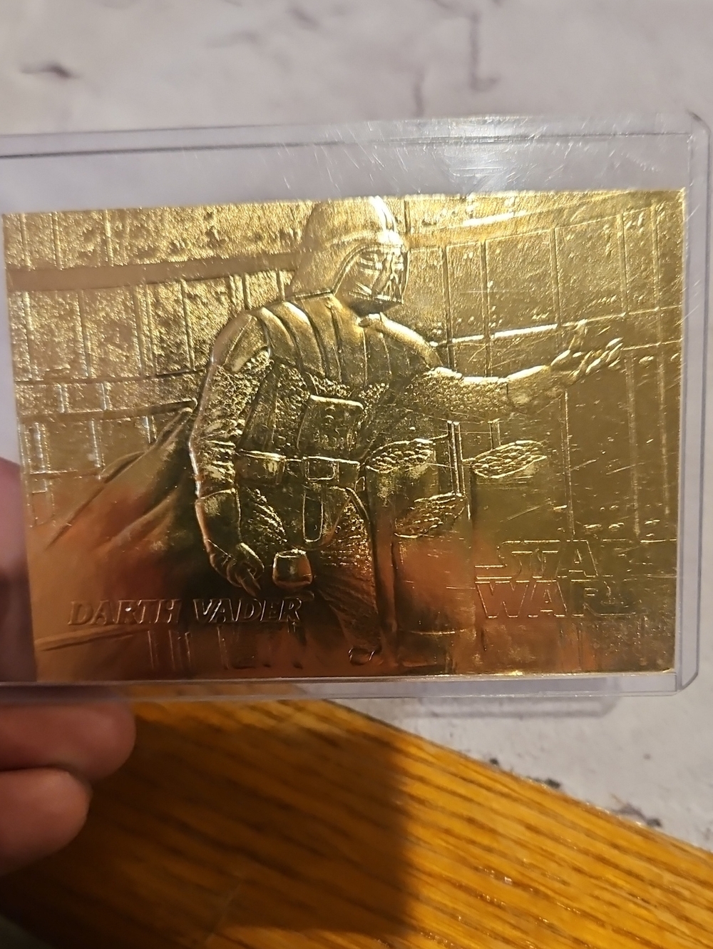1995 Score Board Star Wars Darth Vader 23KT Gold Card